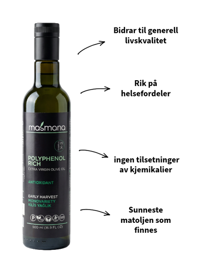 Polyfenolrik olivenolje