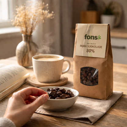 Mørk sjokolade 80% 1 kg